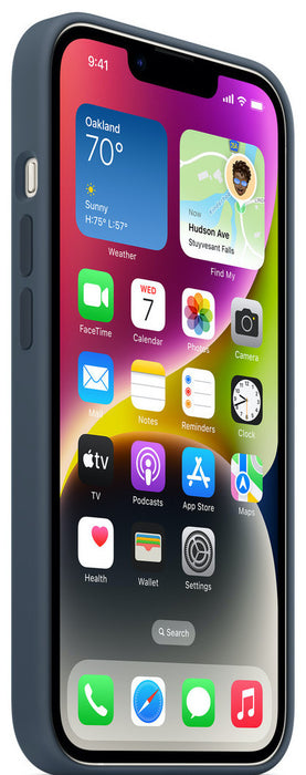 Apple iPhone 14 Plus Silicone Case with MagSafe - Storm Blue - LX2001 - Homewares, Outdoor, Phone Accessories, Cases, Speakers, Headphones + More -