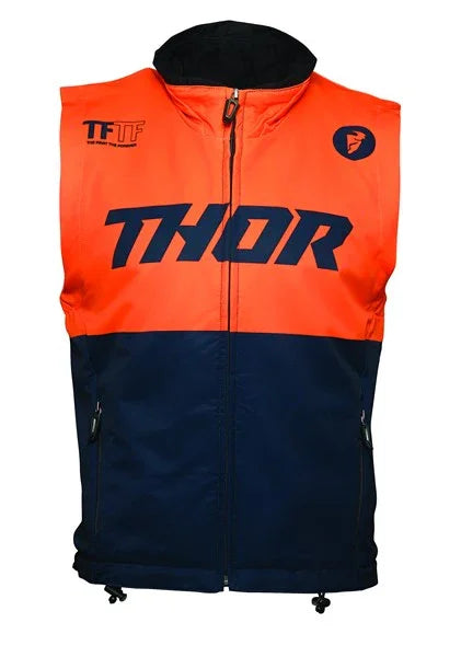 VEST THOR MX S21 WARMUP MIDNIGHT ORANGE 2XLARGE - LX2001 - Homewares, Outdoor, Phone Accessories, Cases, Speakers, Headphones + More -