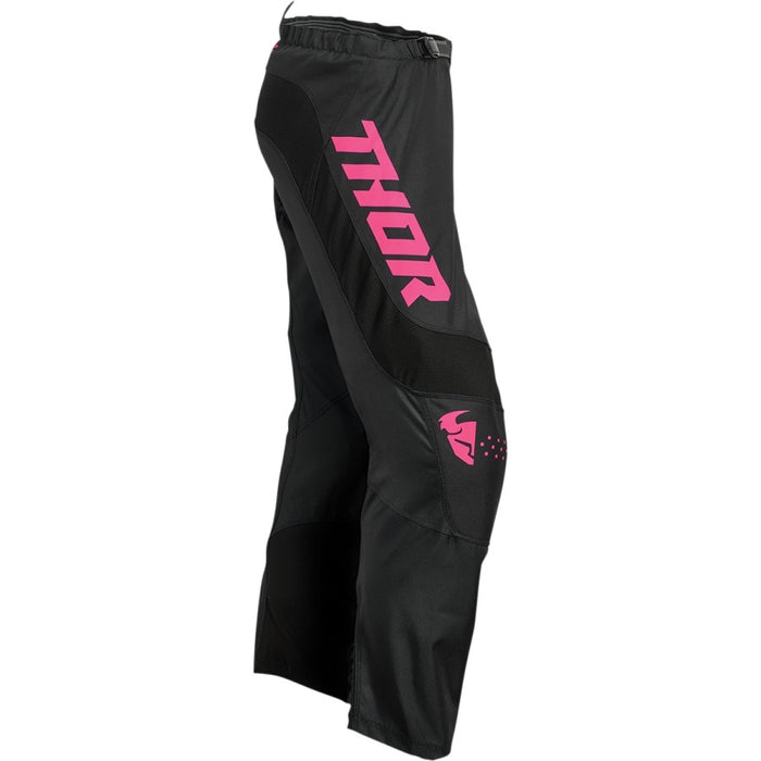 Pants S24 Thor Mx Sector Women Minimal Black/Pink 3/4