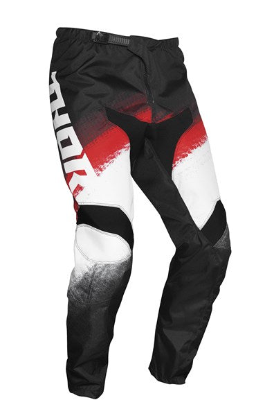 PANT THOR MX S21Y YOUTH SECTOR VAPOR BLACK RED 20 INCH