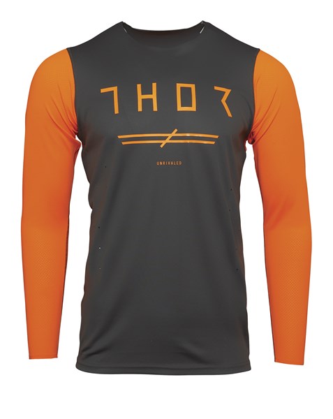 JERSEY THOR MX PRIME PRO S21 UNRIVALED CHARCOAL/ORANGE SMALL
