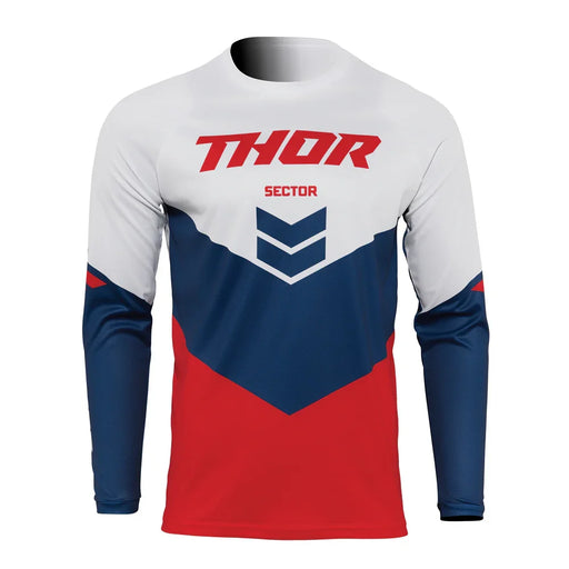 THOR MX JERSEY S22 SECTOR CHEVRON RED/NAVY SMALL - LX2001 - Homewares, Outdoor, Phone Accessories, Cases, Speakers, Headphones + More -
