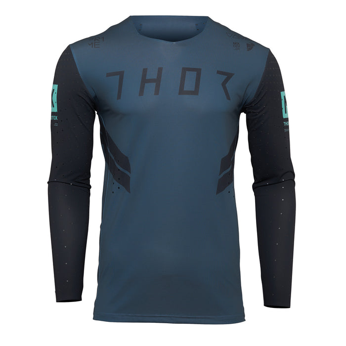 THOR MX JERSEY S22 PRIME HERO MIDNIGHT/TEAL SIZE LARGE