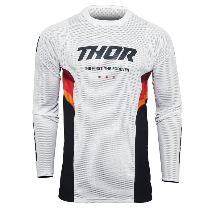 THOR MX JERSEY PULSE AIR REACT WHITE/MIDNIGHT SIZE LARGE
