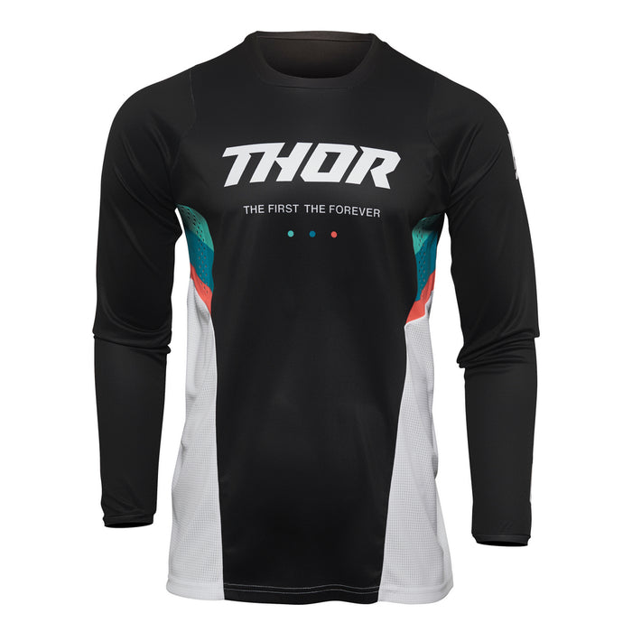 THOR MX JERSEY S22 PULSE REACT WHITE/BLACK SIZE SMALL