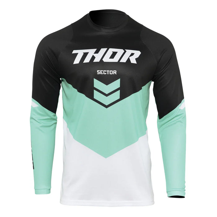 THOR MX JERSEY S22 SECTOR YOUTH CHEVRON BLACK/MINT 2XS - LX2001 - Homewares, Outdoor, Phone Accessories, Cases, Speakers, Headphones + More -