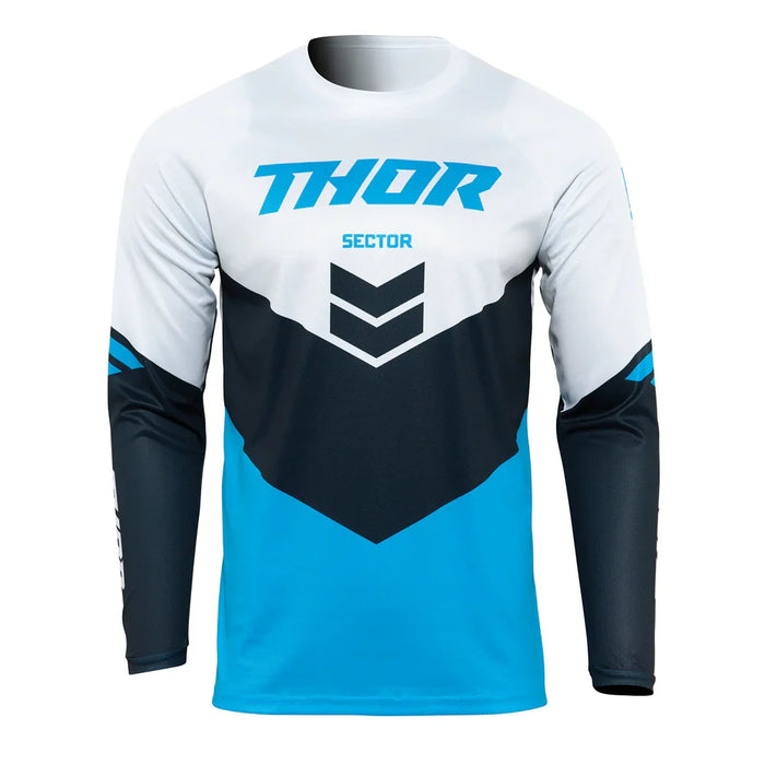THOR MX JERSEY S22 SECTOR YOUTH CHEVRON BLUE/MIDNIGHT XS - LX2001 - Homewares, Outdoor, Phone Accessories, Cases, Speakers, Headphones + More -