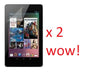 2 x Asus Google Nexus 7 Screen Protector Film