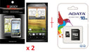HTC Desire X Screen Protector + 16GB MicroSD Card