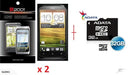 HTC Desire X Screen Protector + 32GB MicroSD Card - LX2001 - Homewares, Outdoor, Phone Accessories, Cases, Speakers, Headphones + More -