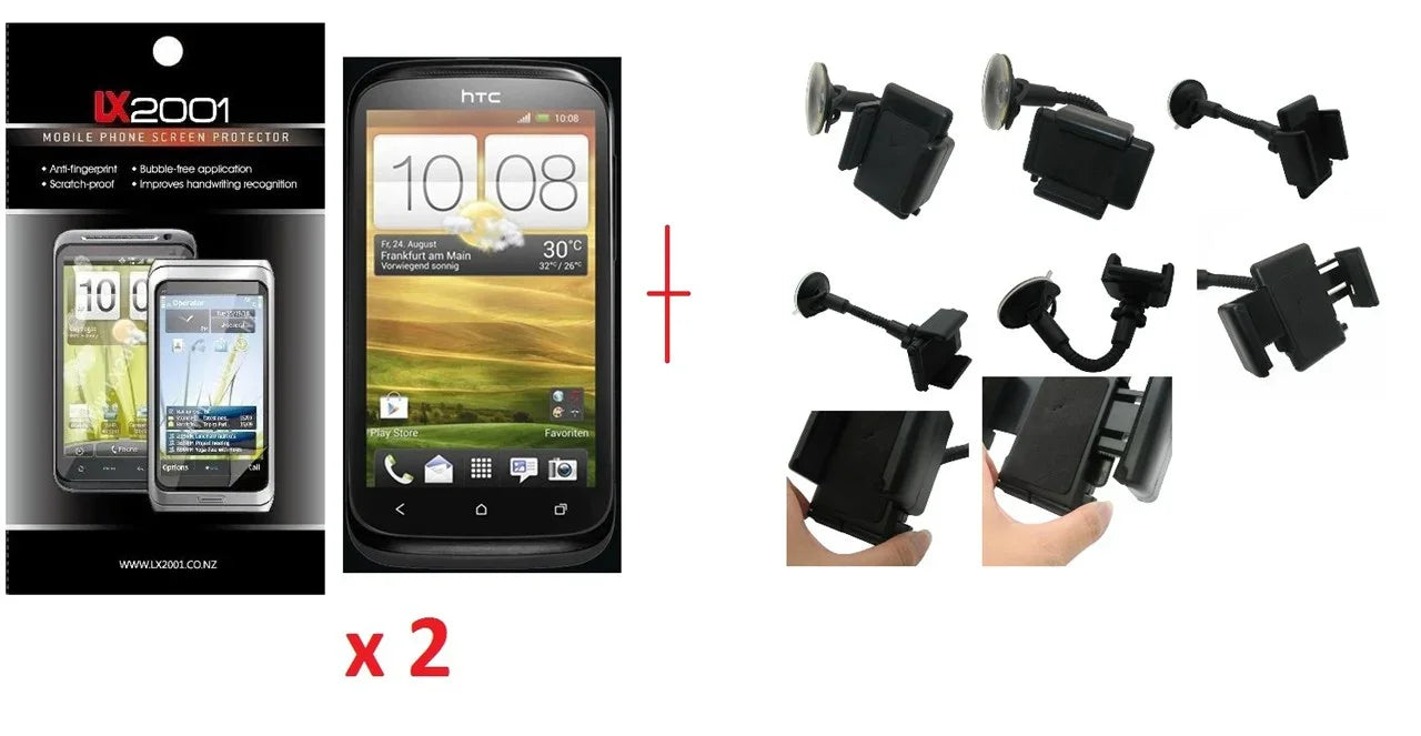 HTC Desire X Car Holder + SP - LX2001 - Homewares, Outdoor, Phone Accessories, Cases, Speakers, Headphones + More -
