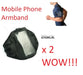 2 x Mobile Phone Sports Armband - LX2001 - Homewares, Outdoor, Phone Accessories, Cases, Speakers, Headphones + More -