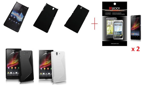 Sony Xperia Z Gel + Rubber Case + Screen Protector - LX2001 - Homewares, Outdoor, Phone Accessories, Cases, Speakers, Headphones + More -