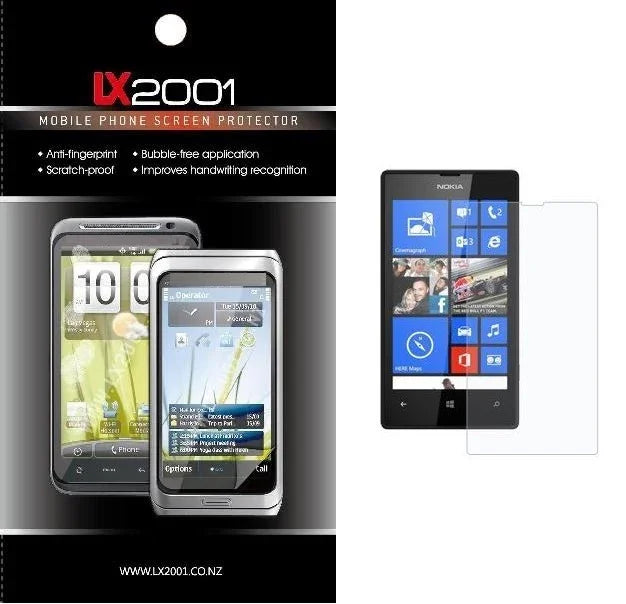 Nokia Lumia 520 Hard Case 4GB Screen Protector - LX2001 - Homewares, Outdoor, Phone Accessories, Cases, Speakers, Headphones + More -