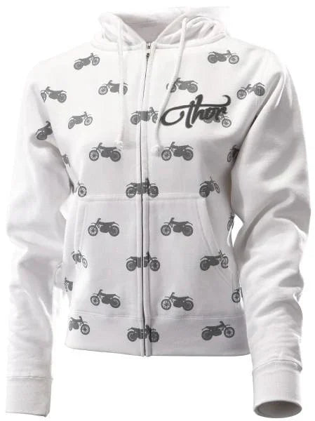 HOODY ZIP WOMENS BEATRIZ WHITE SMALL - LX2001 - Homewares, Outdoor, Phone Accessories, Cases, Speakers, Headphones + More -