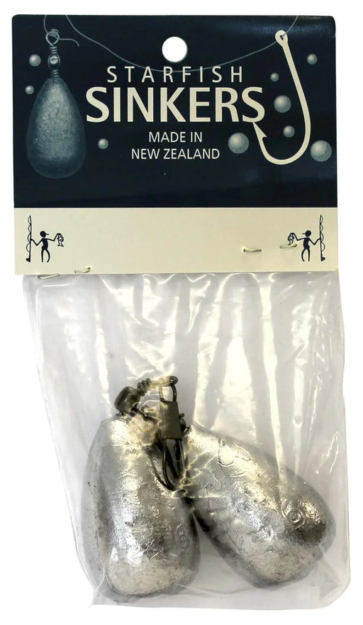 Starfish Clipon Sinker Packet 6oz (2 per pack) - LX2001 - Homewares, Outdoor, Phone Accessories, Cases, Speakers, Headphones + More -