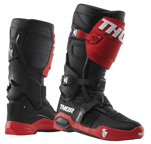 MOTORCROSS BOOTS THOR MX RADIAL MENS RED/BLACK SIZE 9