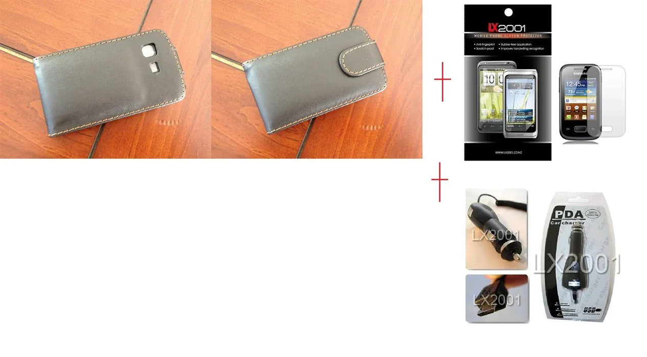 Samsung Galaxy Pocket S5300 Leather Car Charger - LX2001 - Homewares, Outdoor, Phone Accessories, Cases, Speakers, Headphones + More -