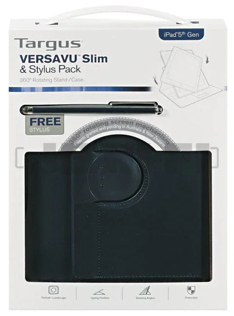 TARGUS Versavu Slim Case & Stylus iPad Air - LX2001 - Homewares, Outdoor, Phone Accessories, Cases, Speakers, Headphones + More -