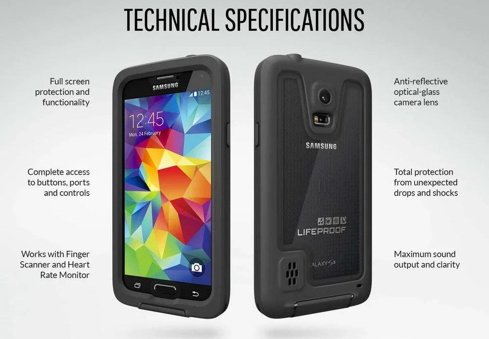 Samsung Galaxy S5 Fre LifeProof Case - LX2001 - Homewares, Outdoor, Phone Accessories, Cases, Speakers, Headphones + More -