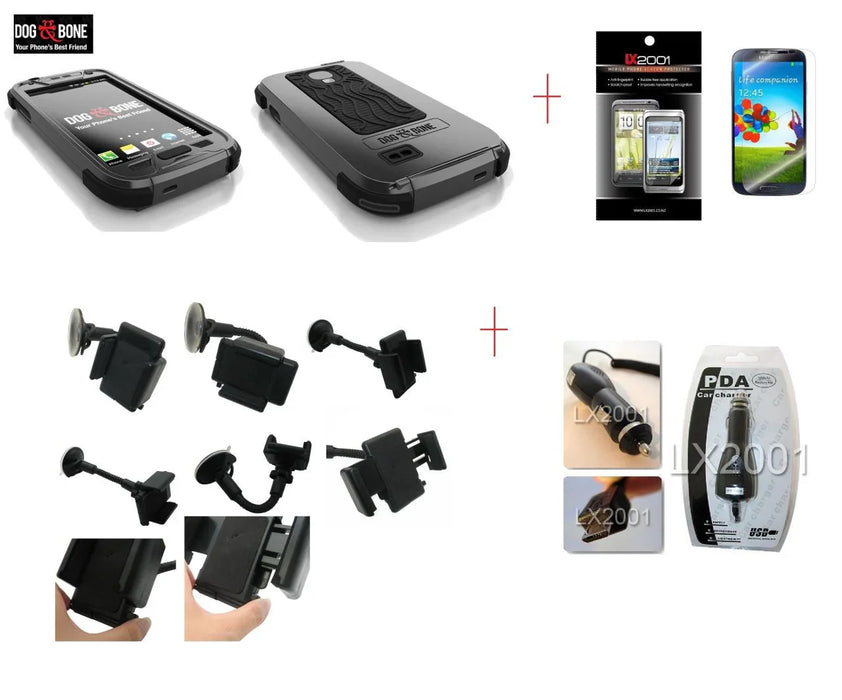 Samsung S4 Waterproof Case Car Charger Holder - LX2001 - Homewares, Outdoor, Phone Accessories, Cases, Speakers, Headphones + More -