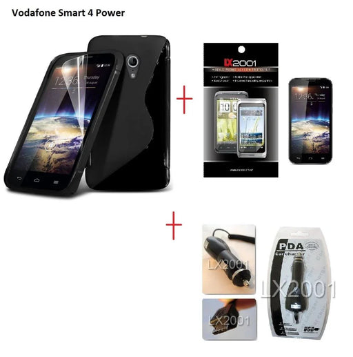 Vodafone Smart 4 Power Gel Case Car Charger - LX2001 - Homewares, Outdoor, Phone Accessories, Cases, Speakers, Headphones + More -