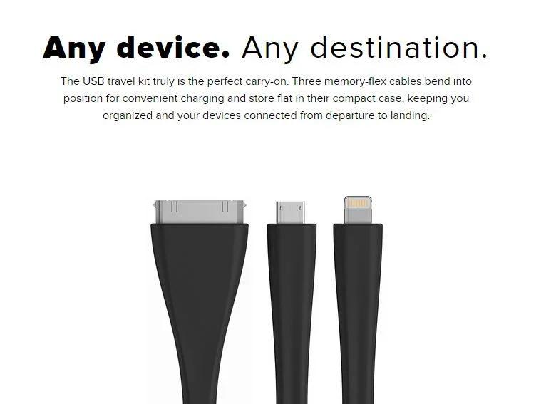 Mophie USB Travel Kit - LX2001 - Homewares, Outdoor, Phone Accessories, Cases, Speakers, Headphones + More -