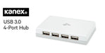 Kanex USB 3.0 4 Port Travel Hub USB3HUB4X - LX2001 - Homewares, Outdoor, Phone Accessories, Cases, Speakers, Headphones + More -