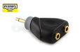3.5MM MONO PLUG TO 2 X 3.5MM MONO SOCKETS A1118