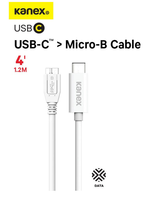 Kanex USB 3.0 C male to Micro-B male cable KU3CMB111M