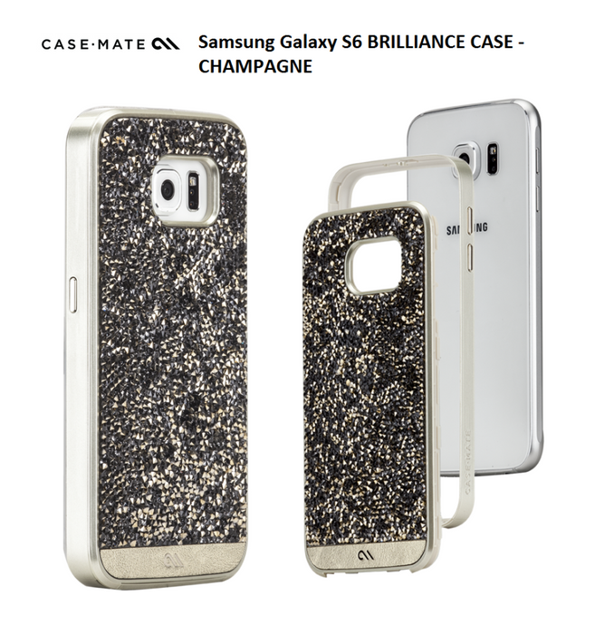 CASEMATE Samsung s6 FLAT BRILLANCE CHAMPAGNE Case CM032325