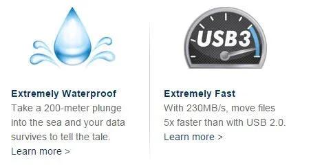 LaCie 128GB XtremKey Flash Stick Drive 9000445 - LX2001 - Homewares, Outdoor, Phone Accessories, Cases, Speakers, Headphones + More -