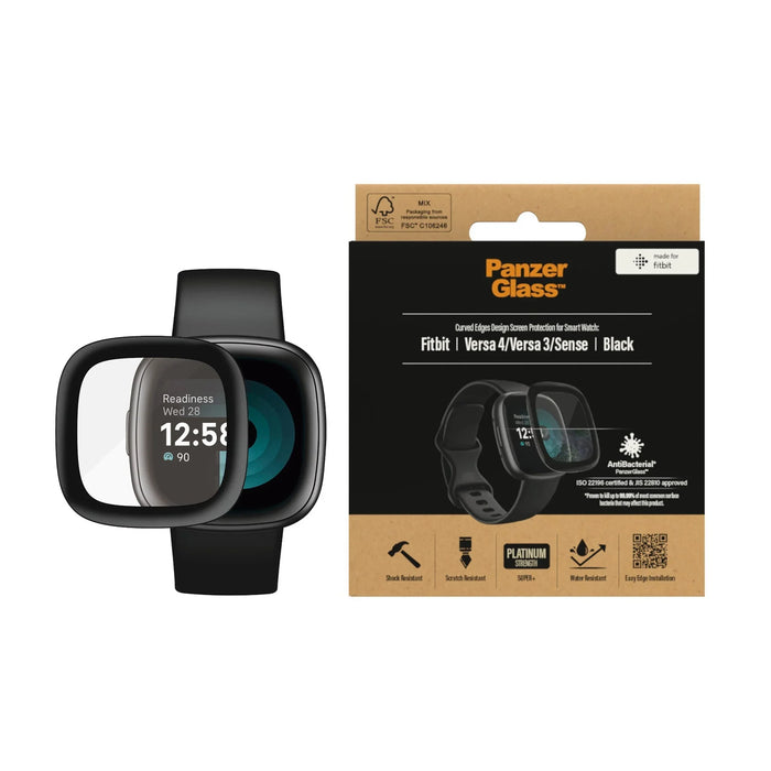 PanzerGlass Fitbit Versa 3 / 4 Glass Screen Protector - LX2001 - Homewares, Outdoor, Phone Accessories, Cases, Speakers, Headphones + More -