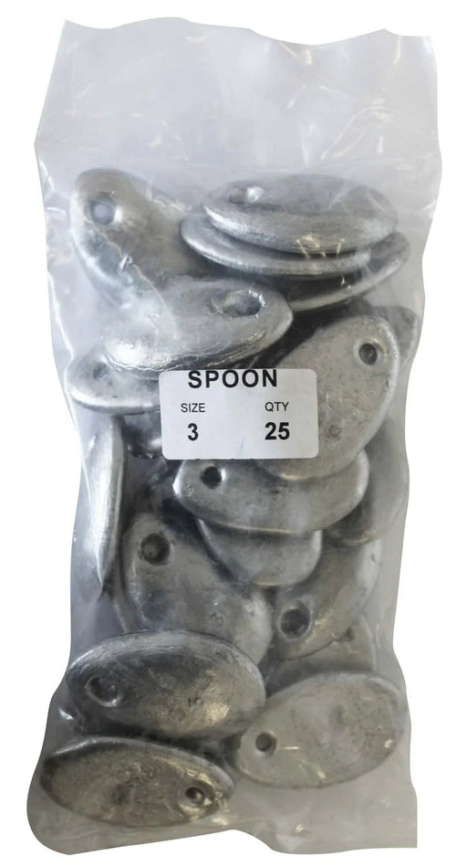 Spoon Sinker Bulk Pack 3oz (25 per pack) - LX2001 - Homewares, Outdoor, Phone Accessories, Cases, Speakers, Headphones + More -