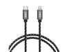 3SIXT Braided USB-C to Lightning 1M Charge & Sync Cable - Black 3S-1383 9318018141426 - LX2001 - Homewares, Outdoor, Phone Accessories, Cases, Speakers, Headphones + More -