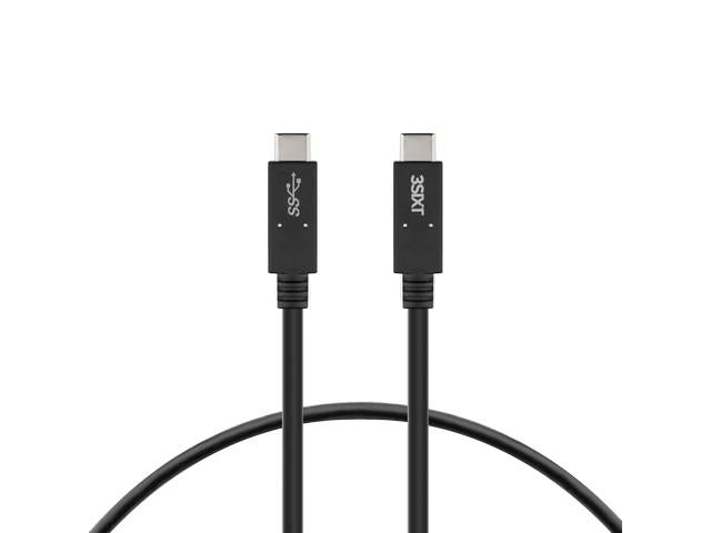 3SIXT Charge & Sync Cable USB-C to USB-C PD 1M - Black 3S-1179 9318018129509