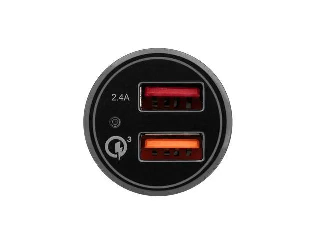 3SIXT Dual USB SAMSUNG EXTRA FAST Car Charger 5.4A w/ 1m Micro USB Cable - Black 3S-1023 9318018127741 - LX2001 - Homewares, Outdoor, Phone Accessories, Cases, Speakers, Headphones + More -