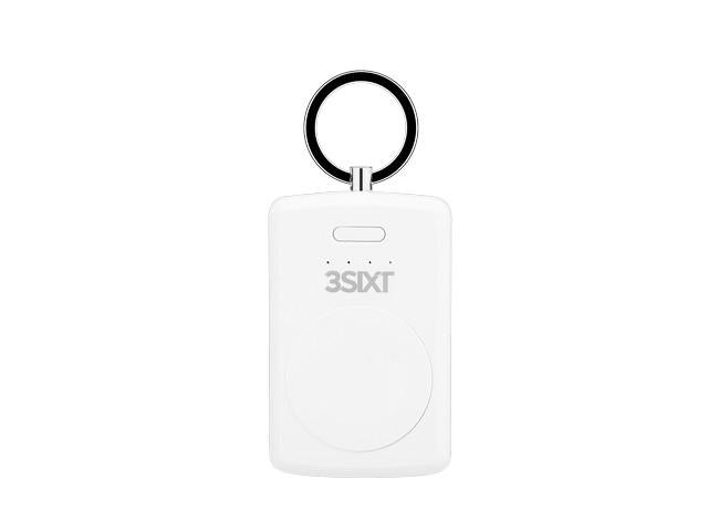3SIXT JetPak Apple Watch 1000mAh Power Bank Keyring - White 3S-1187 9318018129738