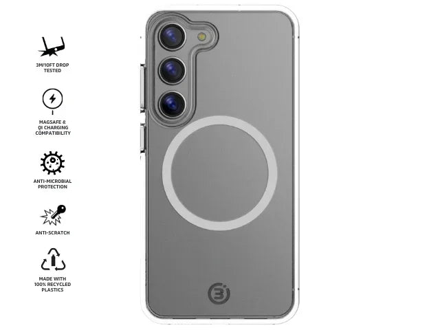 3SIXT Samsung Galaxy S24 6.2" PureFlex+ Case - Clear - LX2001 - Homewares, Outdoor, Phone Accessories, Cases, Speakers, Headphones + More -