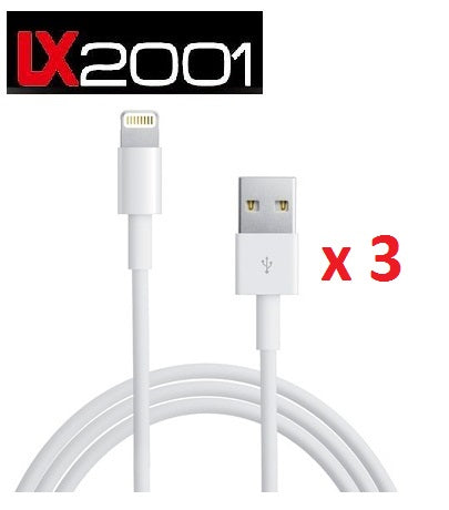 3 x iPhone 5 USB to lightning connector