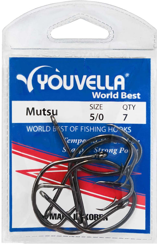 Youvella Mutsu 5/0 Hooks (7 per pack)