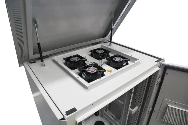 DYNAMIX 24RU Outdoor Freestanding Cabinet. (800 x 800 x 24U) IP45 rated. Angled - LX2001 - Homewares, Outdoor, Phone Accessories, Cases, Speakers, Headphones + More -