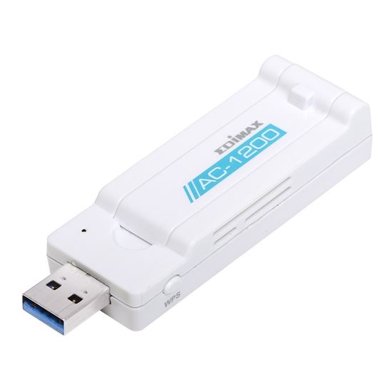 EDIMAX AC1200 Wireless Dual-Band USB Adapter. 802.11ac standard, Supports USB 3.