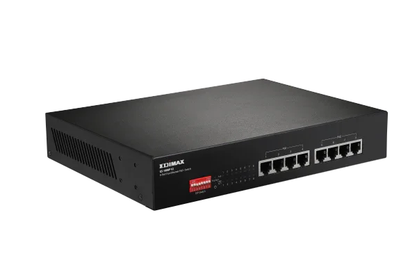 EDIMAX 8 Port 10/100 Fast Ethernet PoE+ Switch with DIP Switch. PoE delivery up - LX2001 - Homewares, Outdoor, Phone Accessories, Cases, Speakers, Headphones + More -