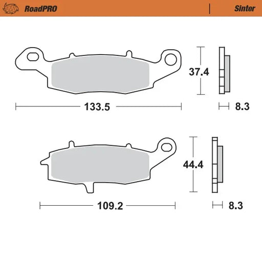 BRAKE PADS FRONT RIGHT MOTO MASTER PRO SINTERED KAWASAKI SUZUKI - LX2001 - Homewares, Outdoor, Phone Accessories, Cases, Speakers, Headphones + More -