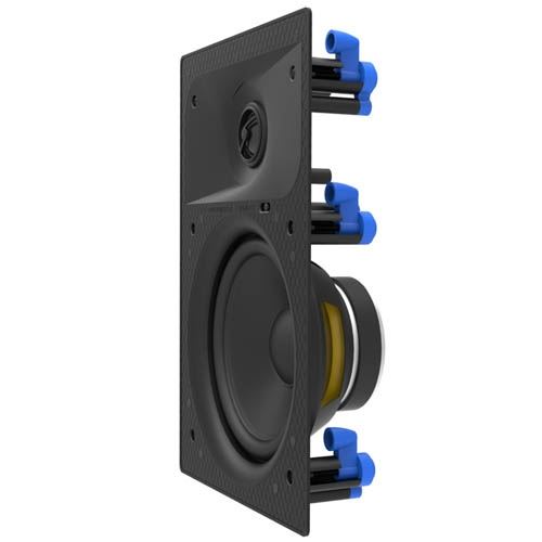 LUMI AUDIO 6.5'' 2-Way In-wall Frameless Speaker. Frequency Response: 60Hz~20KHz