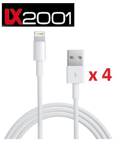 4 x iPhone 5 USB to lightning connector