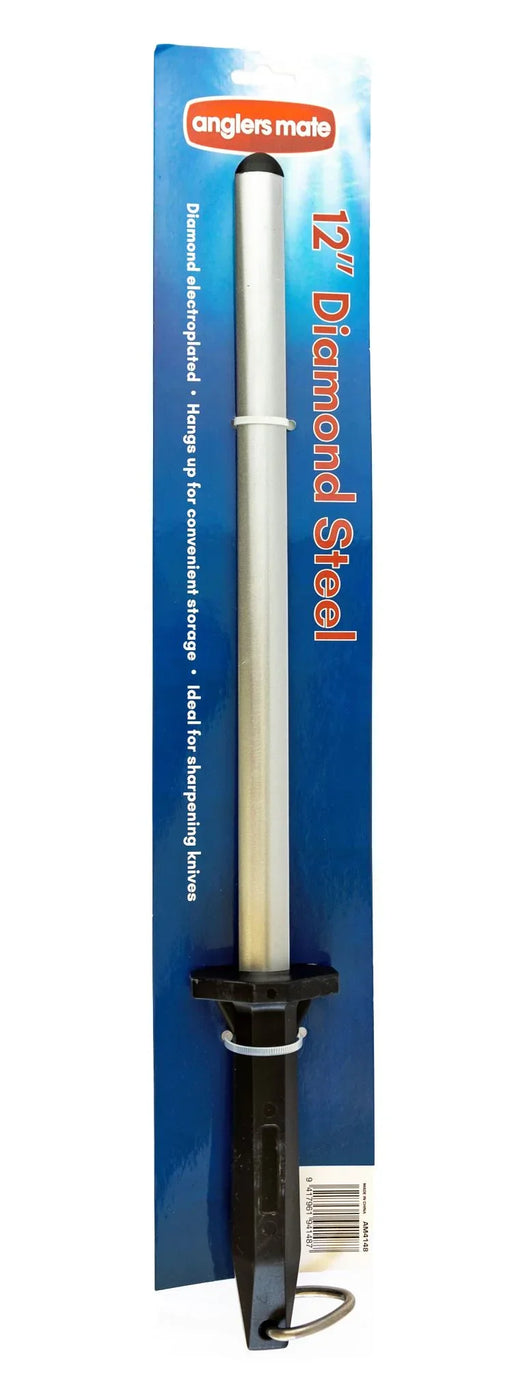 Anglers Mate 12" Diamond Steel Knife Sharpener - LX2001 - Homewares, Outdoor, Phone Accessories, Cases, Speakers, Headphones + More -