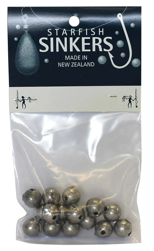 Starfish Ball Sinker Packet 1/4oz (15 per pack) - LX2001 - Homewares, Outdoor, Phone Accessories, Cases, Speakers, Headphones + More -
