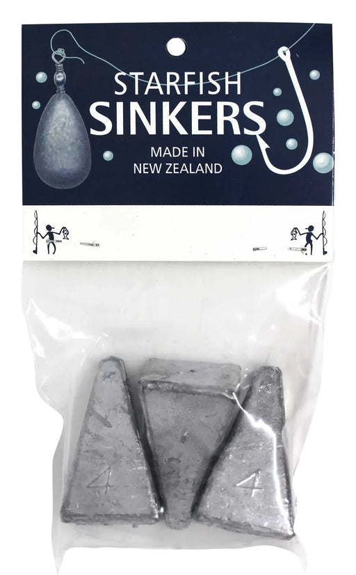 Starfish Pyramid Sinker Packet 4oz (3 per pack) - LX2001 - Homewares, Outdoor, Phone Accessories, Cases, Speakers, Headphones + More -